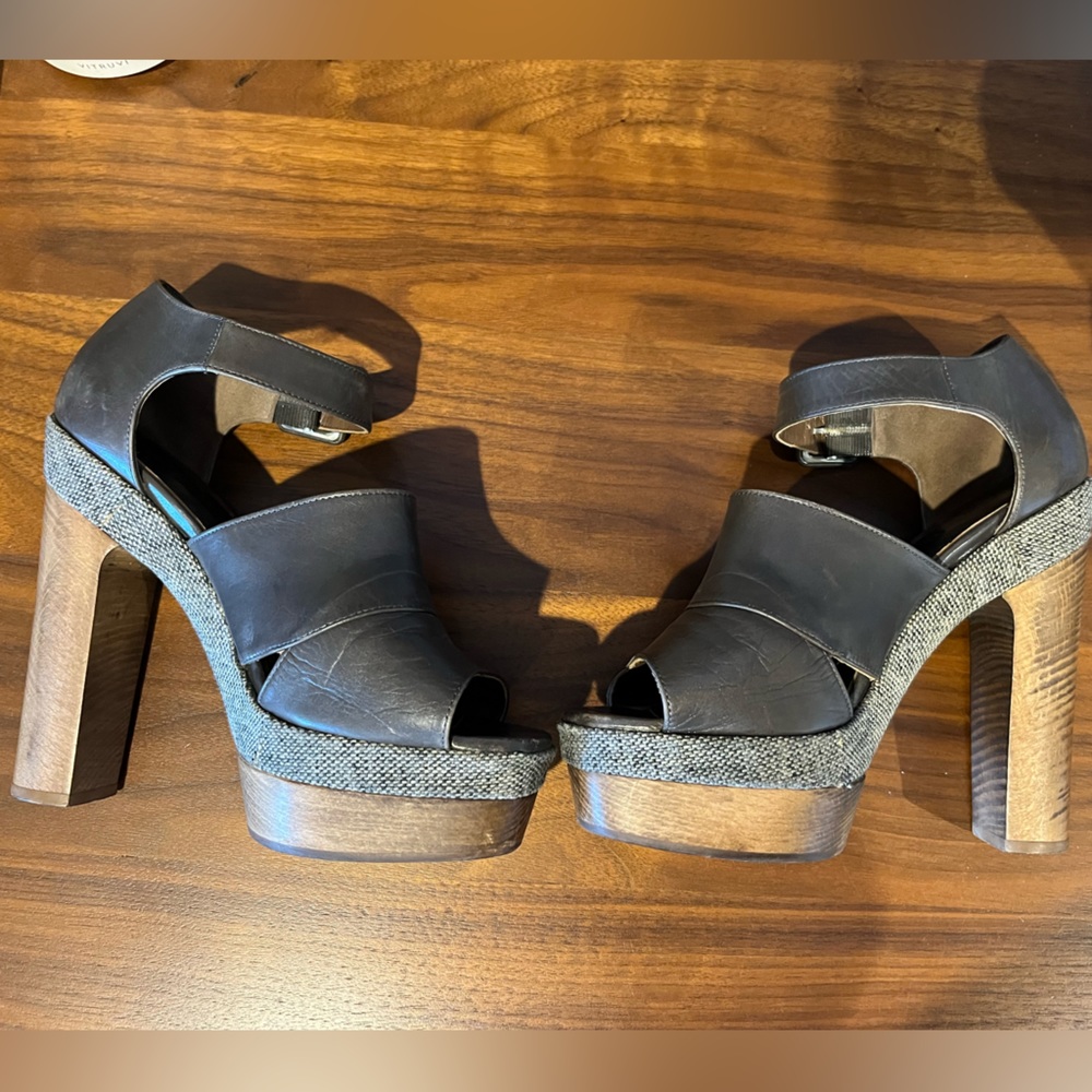 Marni Tweed Platform Sandal 37